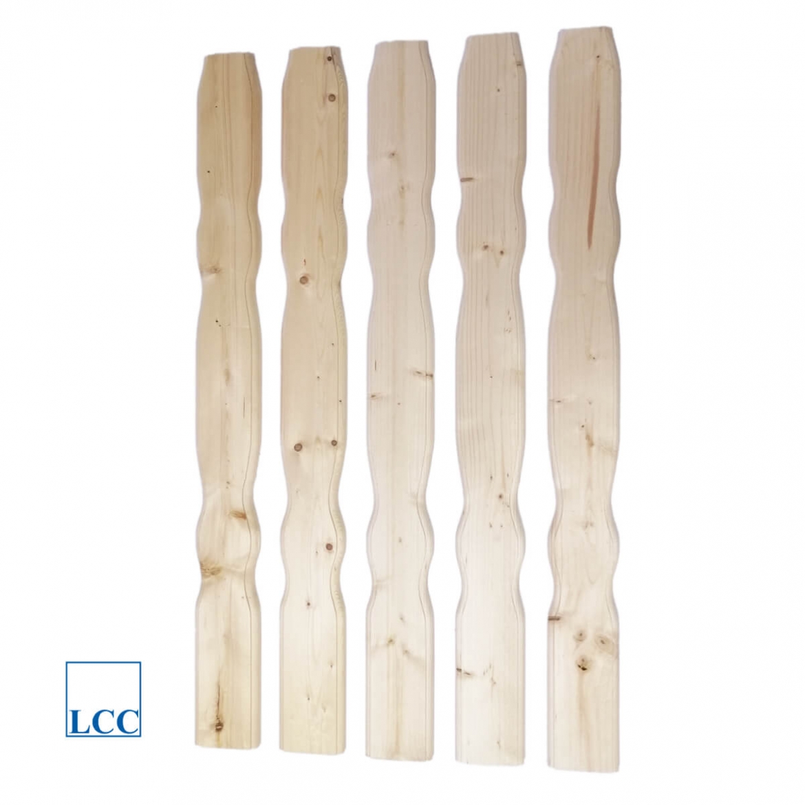 OGRAJNI ELEMENTI TIP-B OBLIKOVAN 950x91x18mm Smreka