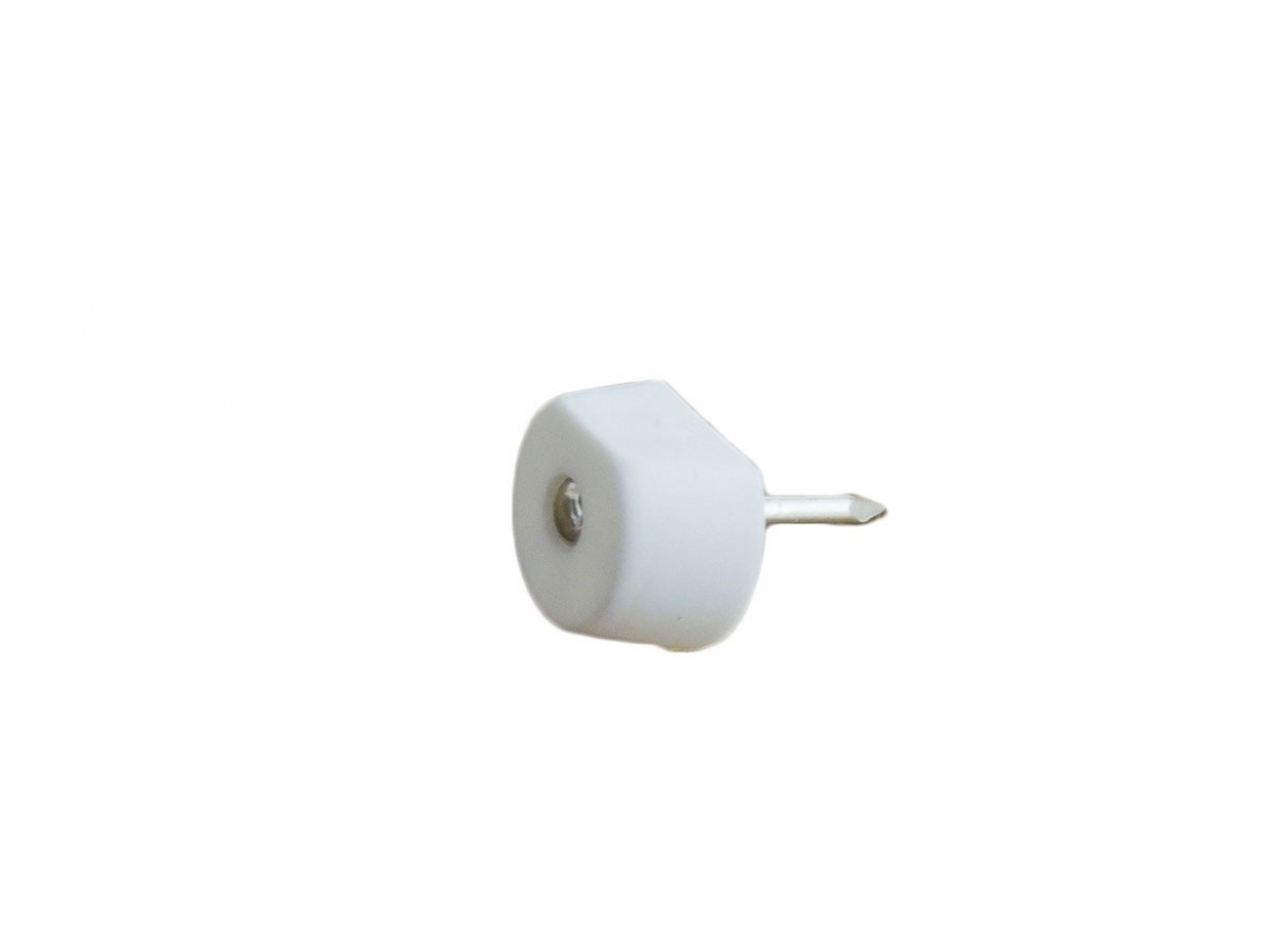 NOSAČI ZA POLICE U ORMARU S ČAVLIĆEM BIJELI (20 kom)