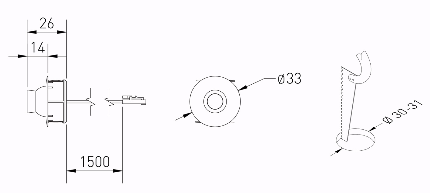 LED LAMPICE Point 12V CRNE 4000K - Slika 4